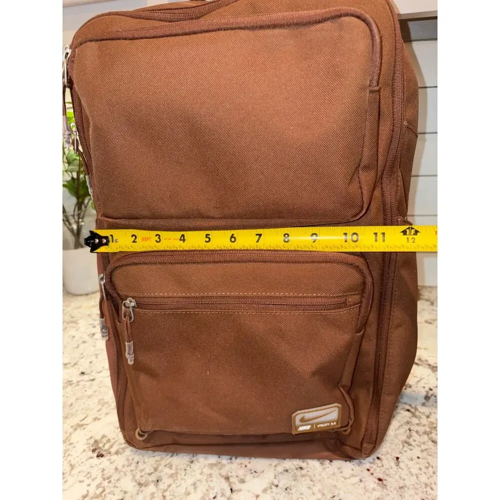 Nike Utility 2.0 Brown Backpack Preowned Good Cond Some Spots